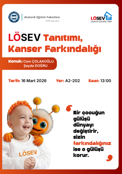 "LÖSEV Tanıtımı, Kanser Farkındalığı" Konulu Seminer
