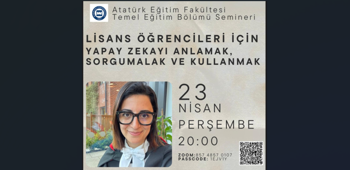 Lisans Öğrencileri için Yapay Zekayı Anlamak, Sorgulamak ve Kullanmak